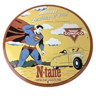 Vintage Conoco Gas Sign - Comics Porcelain Gas Pump Superman Gasoline Sign