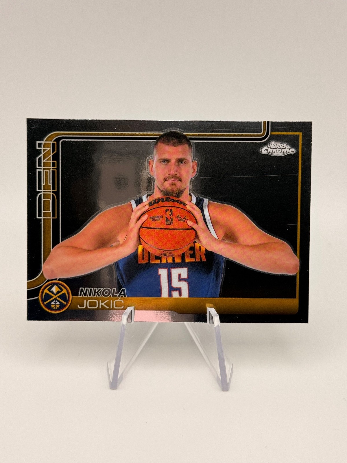 2025-26 Topps Chrome Basketball Nikola Jokic RARE SSP Base Image Variation