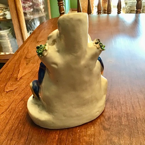 Nice Staffordshire Style Mantle Spill Vase Of Sitting Men Drinking - Picture 6 of 9