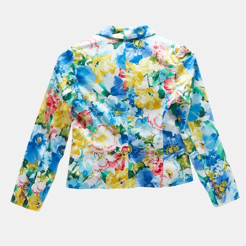 Polo Ralph Lauren Kids Multicolor Floral Print Cotton Blazer 7 Yrs - Picture 2 of 7