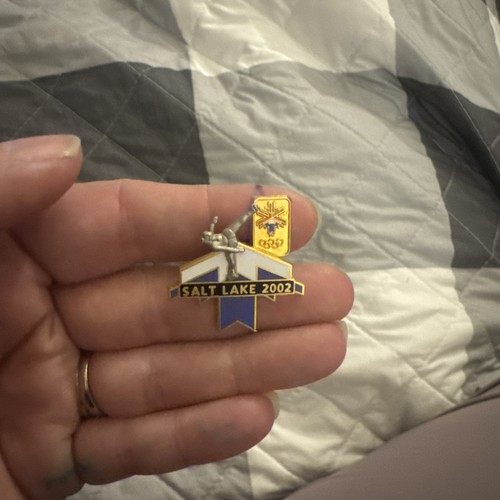 SALT LAKE 2002 JUEGOS OLÍMPICOS PIN/PATINAJE FIGURATIVO/MILAN CORTINA 2026/3D PIN en PIN - Imagen 1 de 3