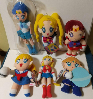Sailor Moon Plüsch 6 Stück Merkur Mars Venus Uranus Figur Goods Anime
