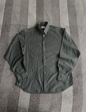 Vintage Yves Saint Laurent Pour Homme Luxury Men  s Solid Shirt Classic Size L