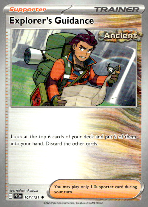 Explorer's Guidance Uncommon SV: Prismatic Evolutions 107/131 NM