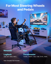 Foldable Racing Wheel Stand for Logitech G29/G920/G923 Thrustmaster Adjust