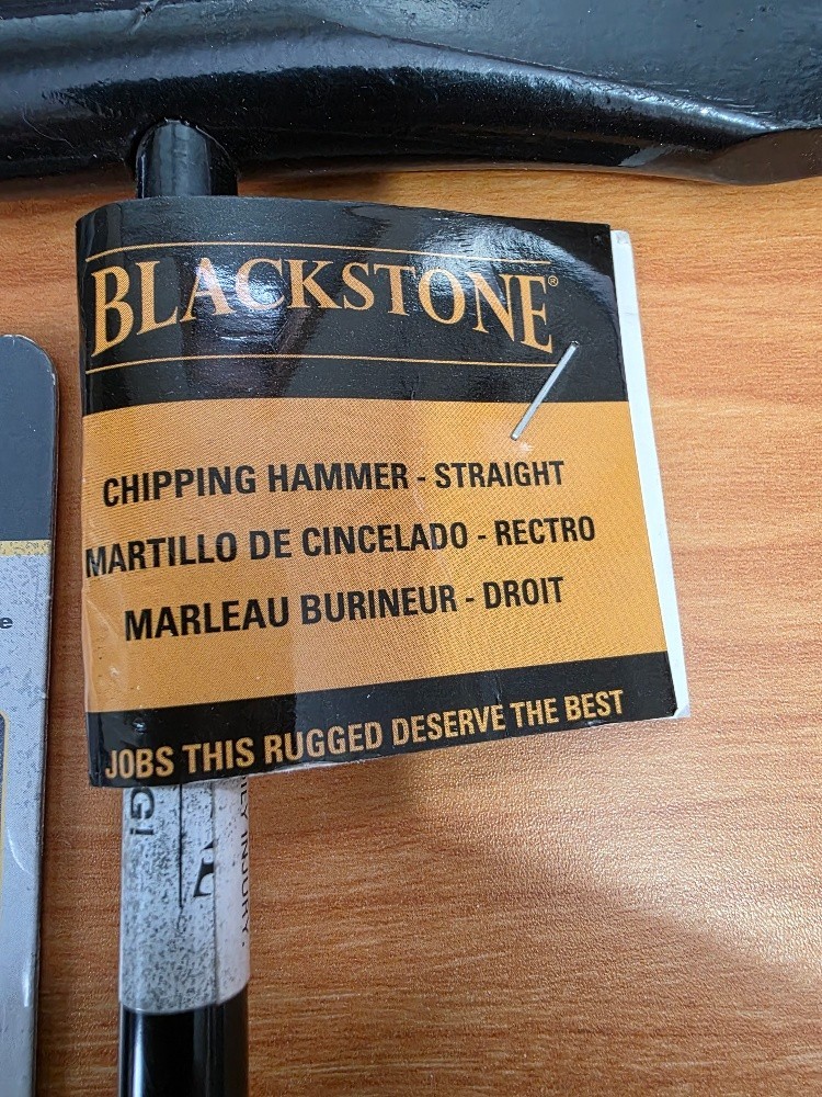 BLACKSTON CHIPPING HAMMER STRAIGHT ROCK RIVER UTILITY KNIFE