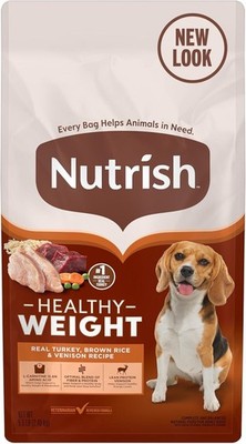 Nutrish Dry Dog Food Turkey, Brown Rice & Venison Weight Management 5.5 lb