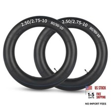 " 80/90-10 Dirt Bike Butyl Inner Tubes, TR4 Valve Stem 2.50/2.75-10