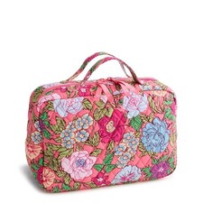 Vera Bradley Women's Outlet XL Cosmetic Bag Vibrant Gardenias