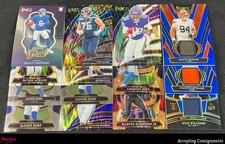 Lot of 14 - 2025 Panini Select Jaxson Dart, Colston Loveland RC ROOKIE JERSEY
