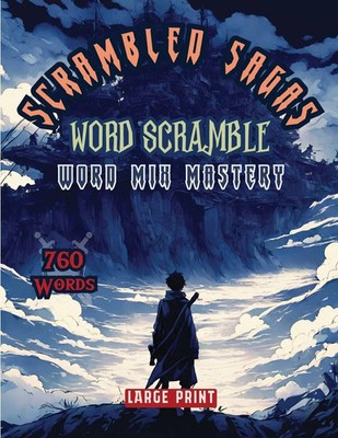 Scrambled Sagas Word Scramble | Word Mix Mastery | SureShot Books Publishing LLC