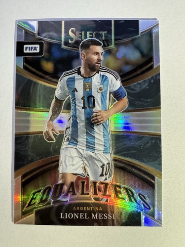 2022-23 Panini Select FIFA - Equalizers Lionel Messi #1 - Silver Prizm