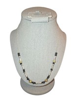 Silpada N3350 On The Horizon Sterling Silver Beaded Cable Chain Necklace 18-20"