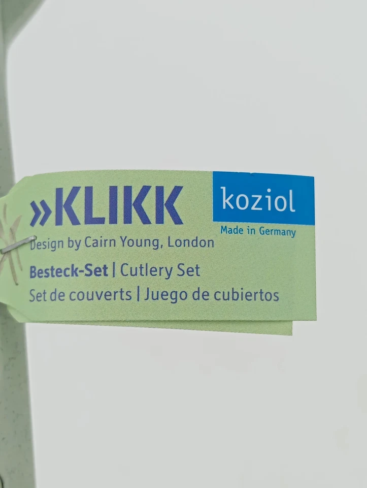 KOZIOL KLIKK Besteck Set Grün Kunststoff Modern Reise Outdoor - Bild 2 von 3