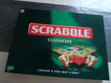 SCRABBLE CLASSIQUE..Édition FRANÇAISE. Complet 2003 plateau Noir Âge 10+ ZZZ