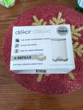 Dekor Classic Diaper Pail Refills  1980 Count  Refill System ...