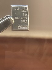 Valcambi Suisse 1g Silver Bar 999 Fine Silver – Investment Bullion
