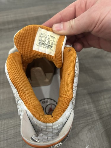 Nike Air Jordan Dub Zero Ceramic Orange Größe 8,5 311046-111 2005 Release mit Karton - Bild 8 von 17