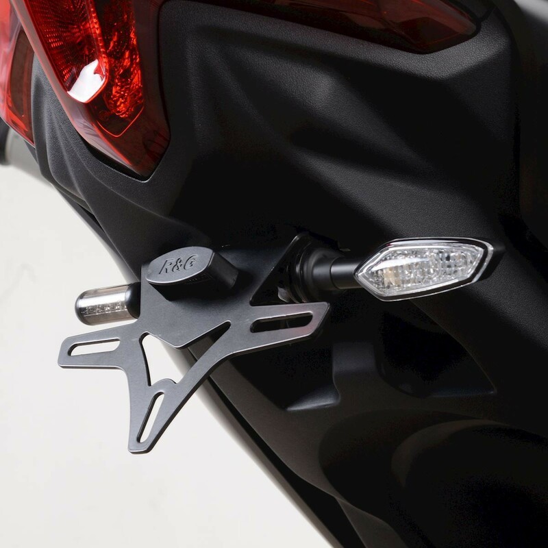 Support de plaque R&G RACING noir pour Yamaha T-Max 560 - Accessoire de remplacement