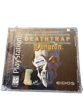Deathtrap Dungeon (Sony PlayStation 1, 1998) New With Rips In Plastic