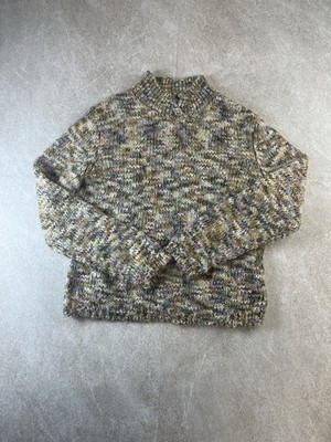 Talbots Damen Pullover Pulli Medium Bunt Strick Grobstrick Mehrfarbig
