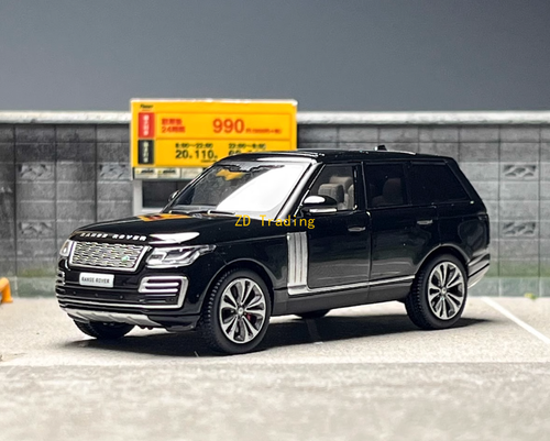 ZD Masdi 1:64 2020 Black Range Rover SUV ORV Sports Model Diecast Metal Car BN - Picture 2 of 8