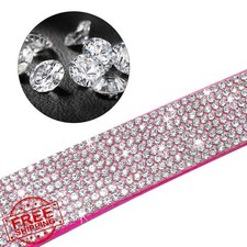 Haoyueer Black Suede Bling Pet Collar and Leash Combo