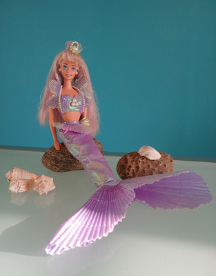 ''MATTEL'' Barbie ''SIRENA MAGICAL HAIR MERMAID'', Modell 1993, Höhe 30 cm.
