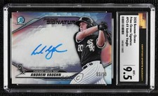 2020 Bowman Chrome Prime Signatures 3/50 Andrew Vaughn #PCS-AV CSG 9.5 Auto 3b9