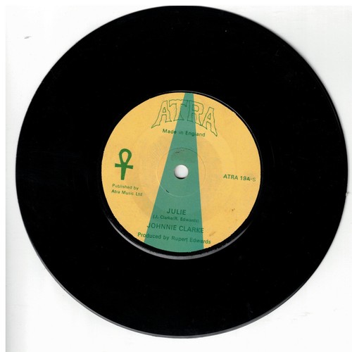 #92 ROOTS REGGAE 45 ATRA LABEL JONNIE CLARKE " WONDERING / JULIE "