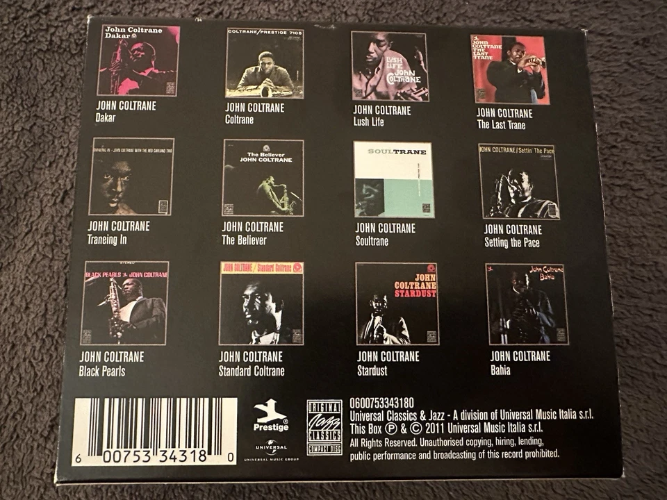 John Coltrane His Prestige Albums 12CD Box Set 2011 Universal Jazz OJC Prestige - Image 2 of 4