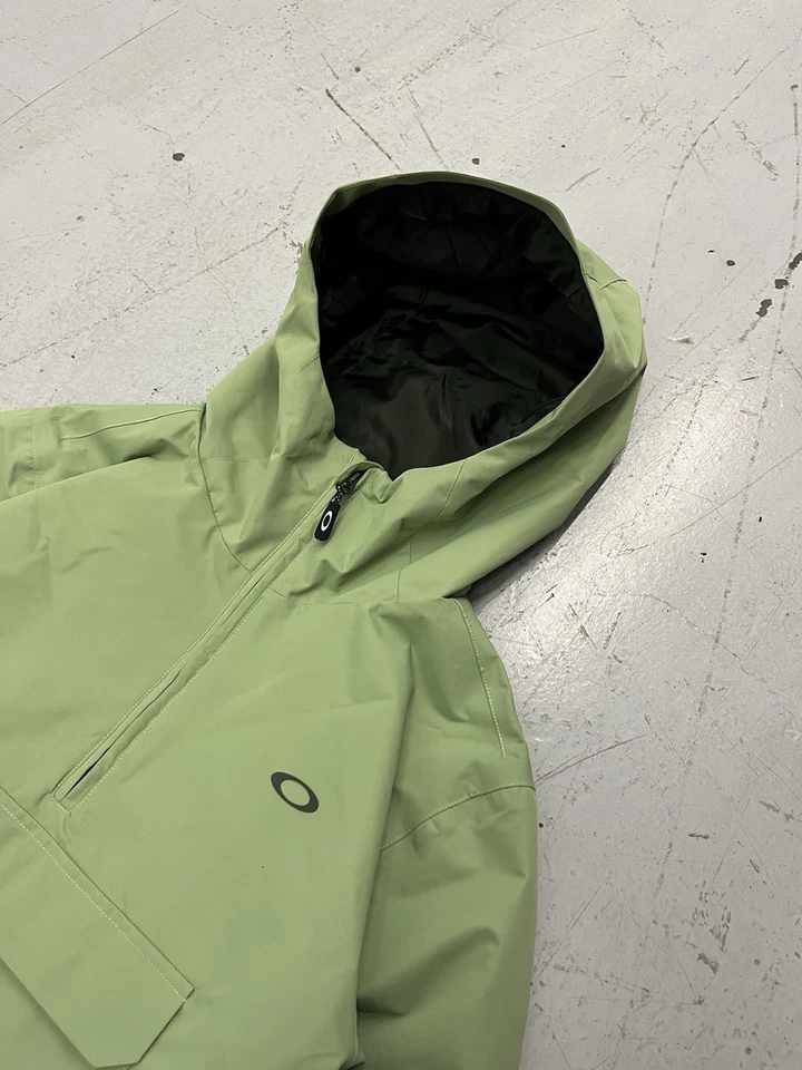 Chaqueta Oakley Divisional RC Shell Anorak Para Hombre XS Helecho Verde Impermeable Foto 3 de 4