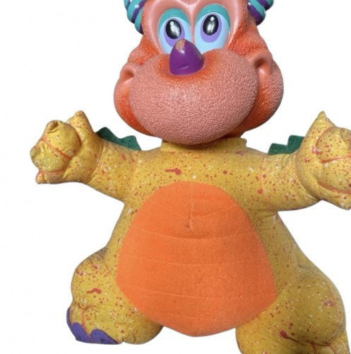 Vintage Russ Berrie WuggaWuff Happi Glumps Plush Vinyl Dragon - Picture 6 of 12