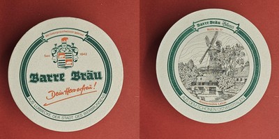 Barre Bräu Kostermühle Lahde Motiv 17 Brauerei Bierdeckel Bier