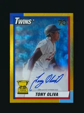 2021 Topps All Star Rookie Cup Gold Tony Oliva Auto Autograph #D 32/50 *2161