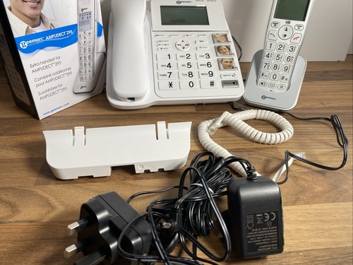 Geemarc Amplidect 295 Combi Photo – Corded & Cordless Phone + Extra Handset – - Photo 9/13