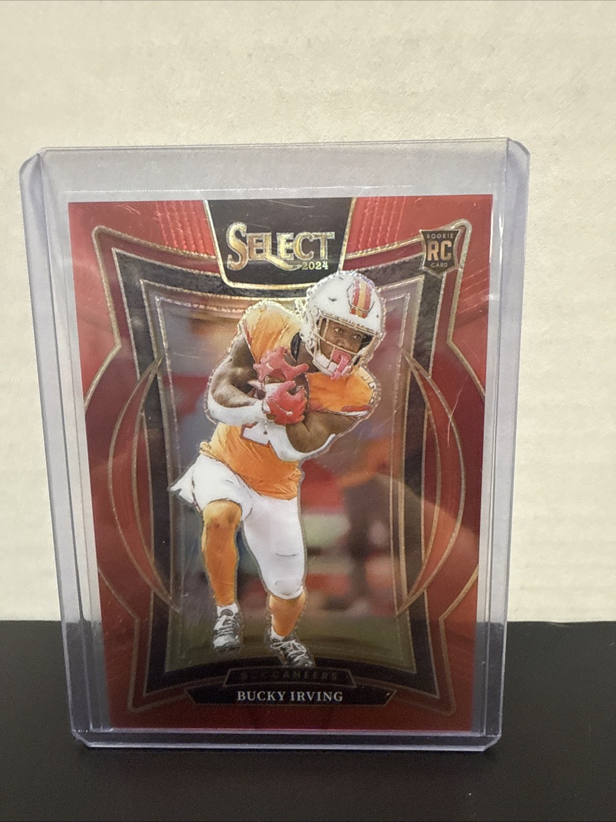 2024 Panini Select - Concourse Bucky Irving #4 Red Prizm 55/99 (RC)