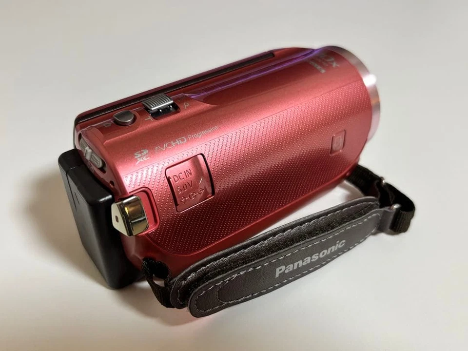 Panasonic HC-V520M HD Camcorder Pink 32GB Built-in 50x Optical Zoom Used - Image 2 of 4