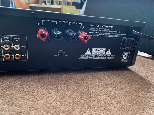 RARE NAD Stereo Integrated Amplifier - C 320BEE. TESTED. Sounds Great. No Remote - Picture 5 of 6