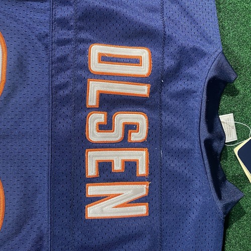 NWT Chicago Bears Jersey Mens Size 50 Blue Reebok On Field Greg Olsen #82 - Picture 17 of 17