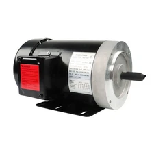 2HP General Electric Motor 3 Phase 56C Frame 1800 RPM TEFC 230 / 460 Volt