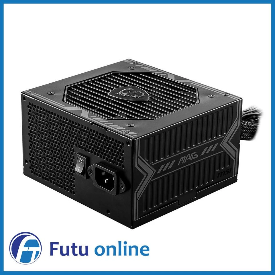 MSI MAG A650BN 650W 80 PLUS Bronze Non-Modular 120mm Fan Power Supply