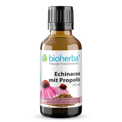BIOHERBA REICHENBACH GMBH Echinacea mit Propolis Tropfen Tinktur 50 ml