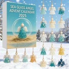 Sea Glass Angel Advent Calendar 2025 - 24 Blessings to Brighten Your Season
