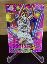 2023-24 Topps Chrome Cosmic Dirk Nowitzki Pink Galaxy Refractor SP Mavericks 💎
