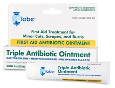 Globe Triple Antibiotic Ointment 1 Oz First Aid Infection Protection Tube