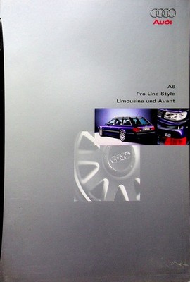 306352) Audi A6 C4 Limousine + Avant - Pro Line Style - Prospekt 08/1996