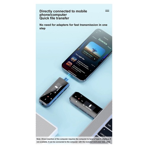 X80 USB MP3 Player 64GB Key Bluetooth 5.3 Sports Clip Music Player3093 - Foto 4 di 10