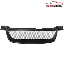 Hood Grille Fits 2000-2003 Sentra Black Mesh Front Bumper Upper Grill 00-03
