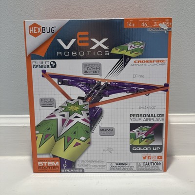 VEX Robotics Crossfire Airplane Launcher By HEXBUG - STEM - NEW IN BOX